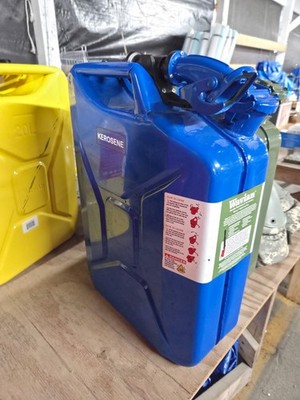 Wavian Jerry Can -Blue -  NEW - 5 Gal - 20 Liter w/Spout - FREE SHIPPING