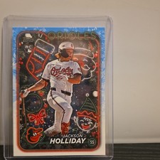 Topps 2024 Holiday Variation Jackson Holliday Rookie Baseball Card Orioles H50