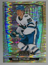 2024 O-Pee-Chee Platinum Seismic Gold /50 Fabian Zetterlund San Jose Sharks #55