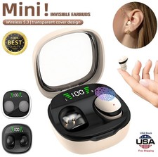 Ultra Small Hidden Earphones Wireless Smallest Invisible Earbuds For Sleep USA