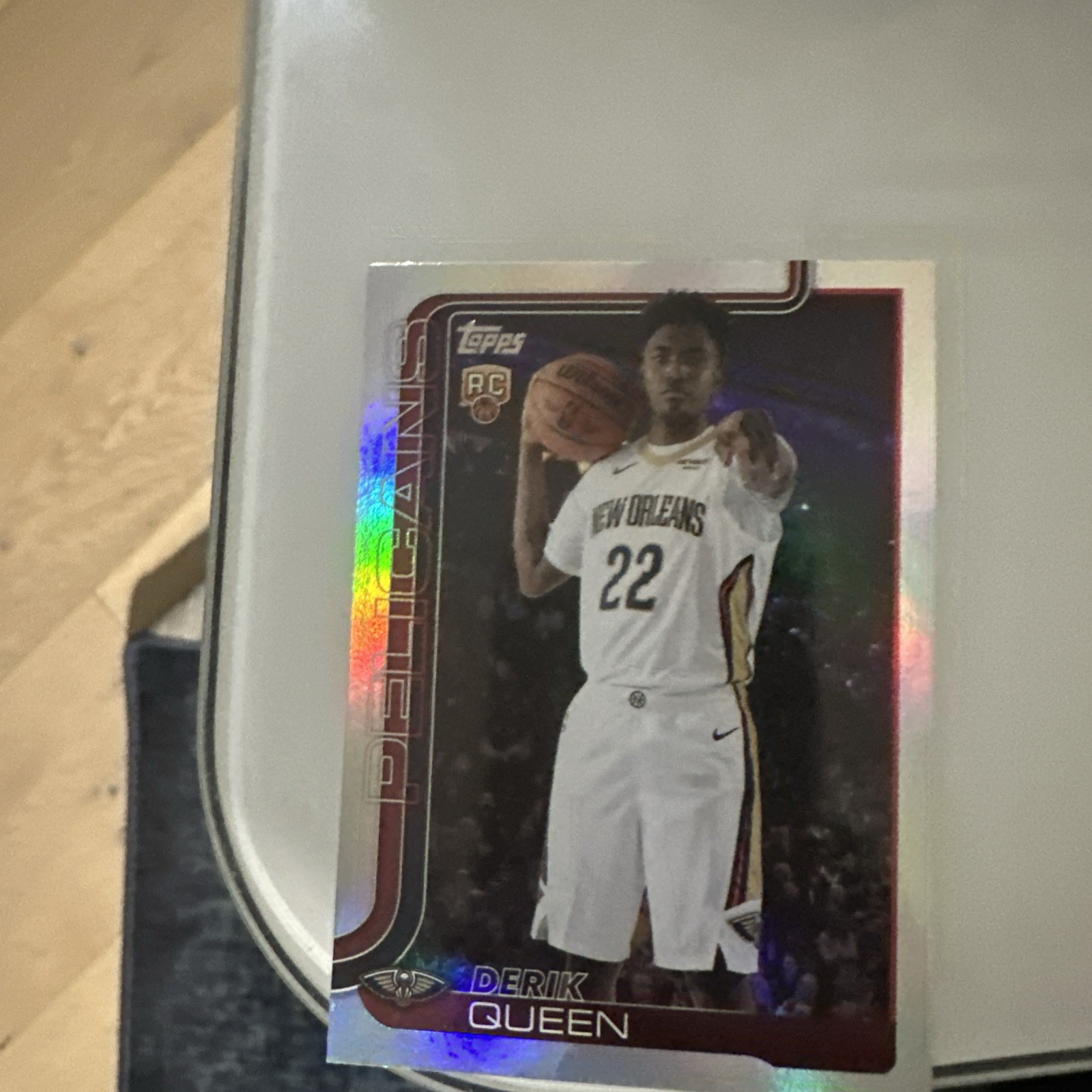 2025-26 Topps - Derik Queen #213 Rainbow Foilboard (RC)