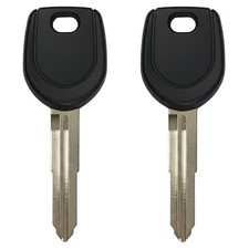 New Blank Transponder Key Replacement For Mitsubishi Id46 Chip A Mit3 2 Pack