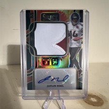 2025 Panini Select Football Prizm Rookie Patch Auto Jaylin Noel /25 Texans