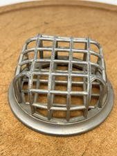 Vintage 3.25" Gray Metal Flower Frog Cage