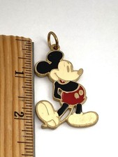 Walt Disney Productions Vintage Necklace Pendant Mickey Mouse Late 70  s Early 80