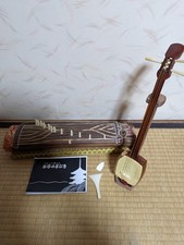 Japanese Traditional Mini KOTO 16.5in   Mini Shamisen 14.7in Wagakki Music Japan