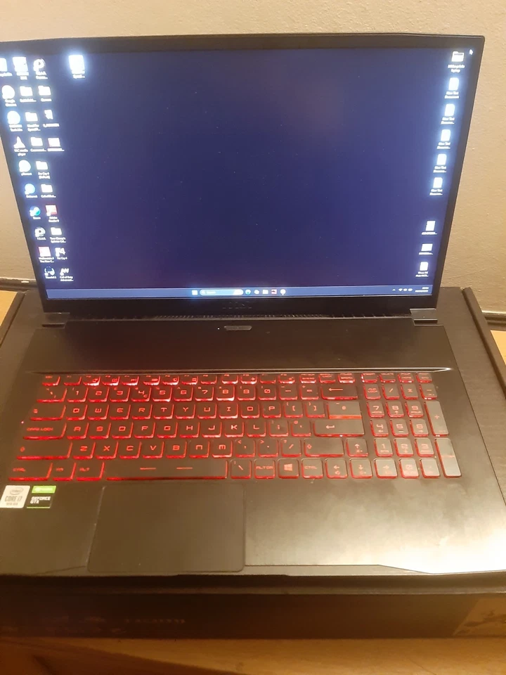 MSI GF75 Thin 10SDR 17.3" Gaming Laptop I7 10750H, 64GB DDR4 RAM, GTX 1660Ti - Image 3 of 4