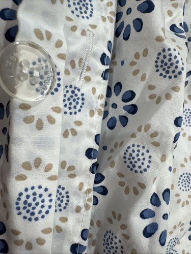 NUEVA FUNDA NÓRDICA LL Bean Queen Size blanca/azul/tostada floral - Imagen 4 de 6