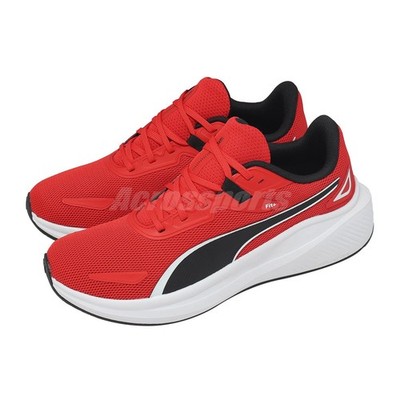 Puma Skyrocket Lite Red Black Men Unisex Road Running Jogging Shoes 379437-08