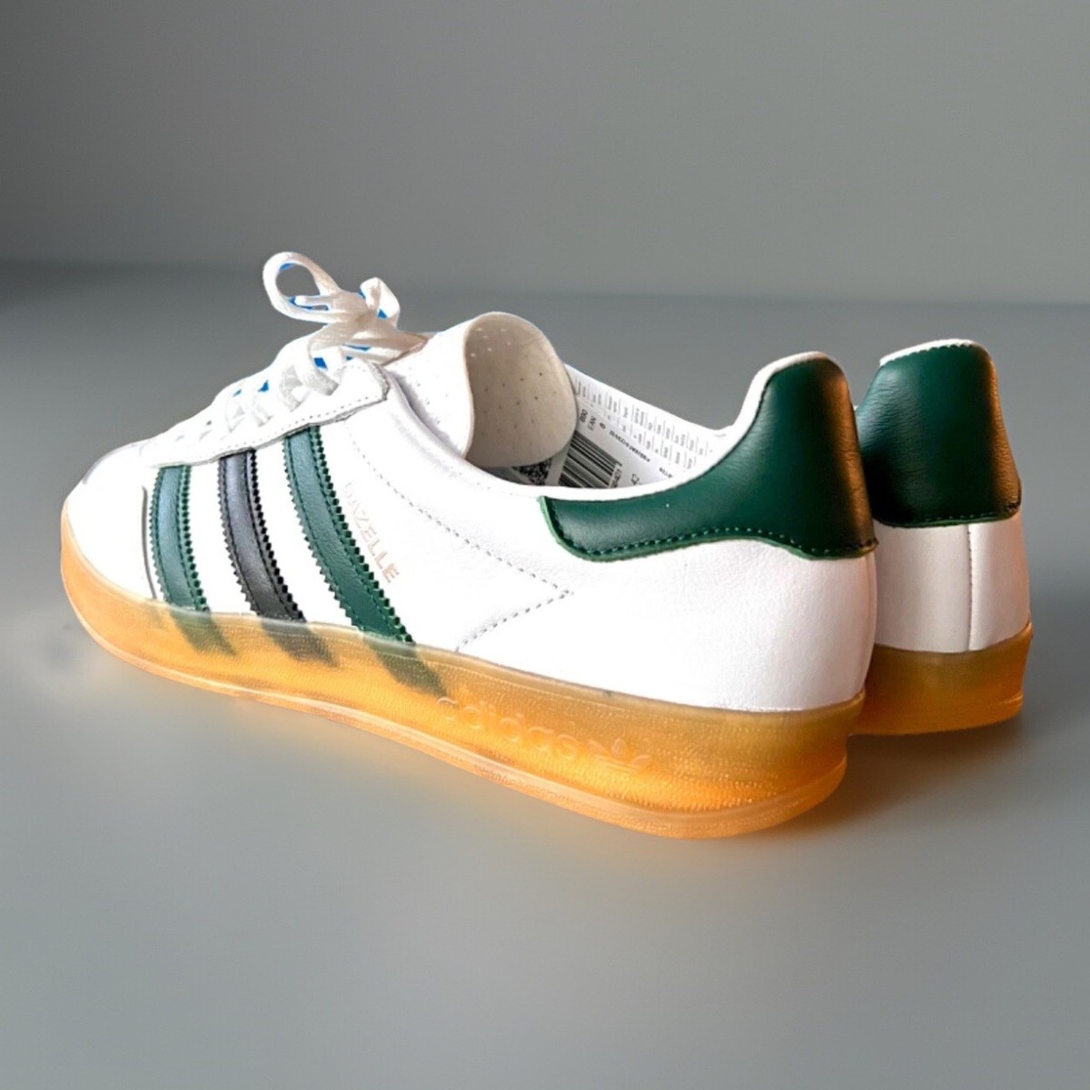 【23.5㎝】adidas Gazelle Indoor W 5 UK Gazelle Indoor Size 8.5 Men's Shoes IE2957 White Green