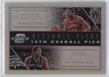 2019 Contenders Optic Historic Picks Giannis Antetokounmpo Kawhi Leonard #15 pe8
