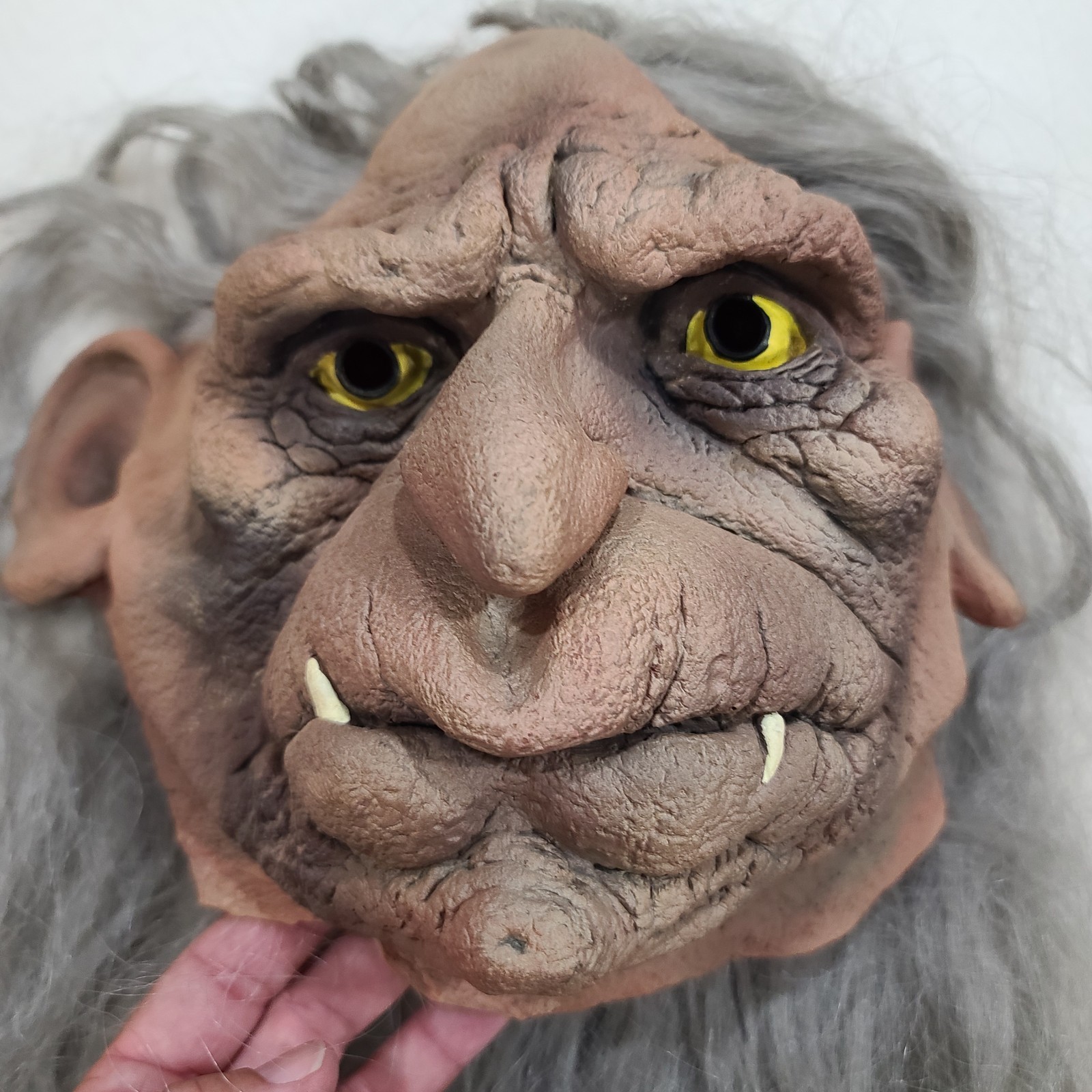 Vintage 1996 The Paper Magic Group Ugly Man Troll Monster Witch Wizard Mask 