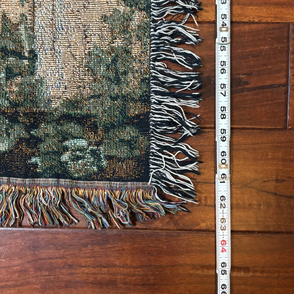 Tapeçaria Lena Liu Angel Dove tecido cobertor franja parede pendurada arte - Imagem 2 de 4