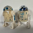 Vintage 1977 Kenner Star Wars Droid R2-D2 Action Figure Lot - Hong Kong X2