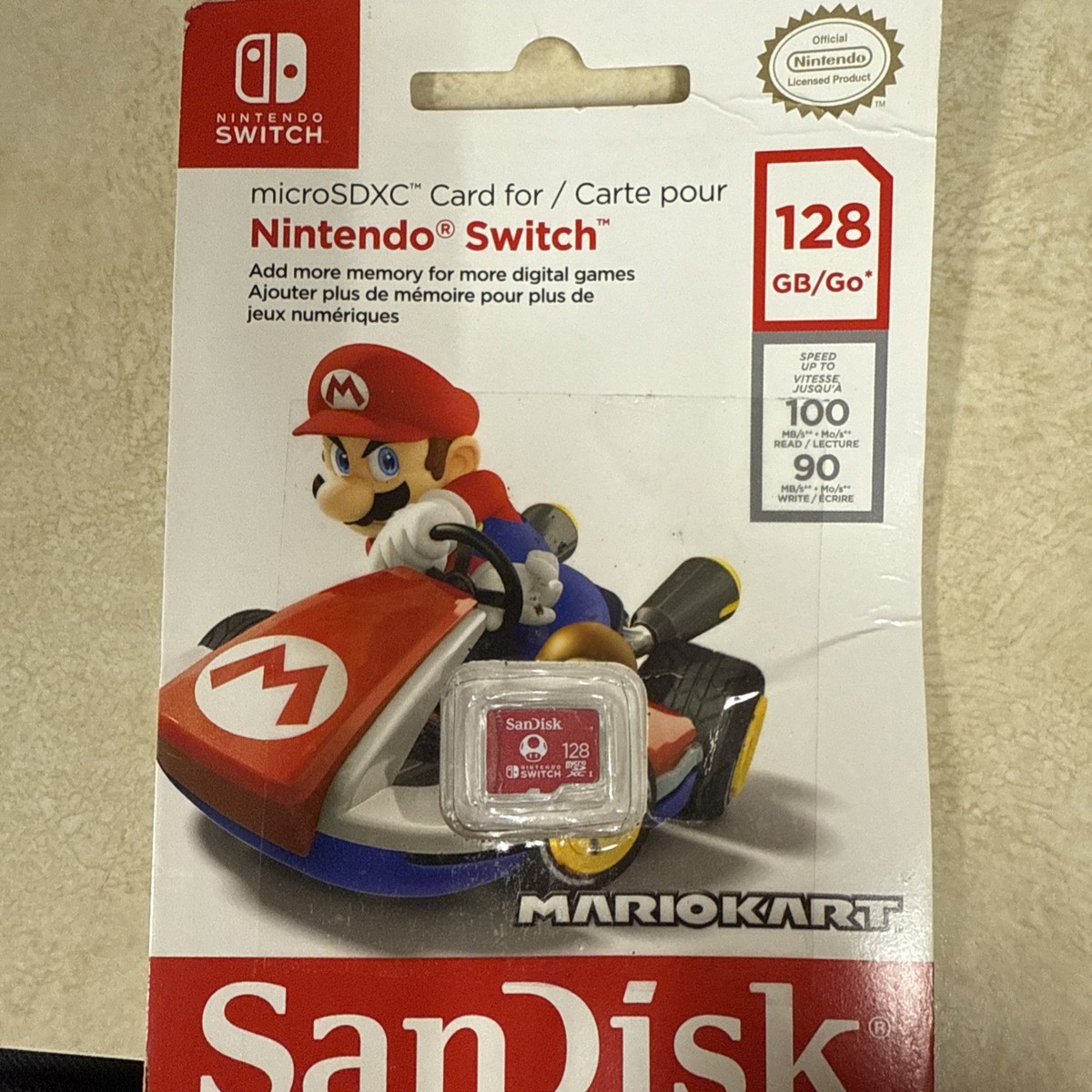 Nintendo Switch ➕128GB microSDカード Amazon.com: SanDisk 128GB microSDXC Card, Licensed for