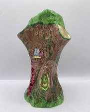 Royal Winton Grimwades Lakeland Tree Trunk 4 Hole Vase Foxglove Butterfly