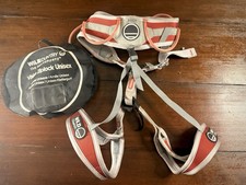 Wild Country Climbers Sit Harness Vision Ziplock Unisex White And Orange