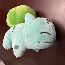 2024 POKEMON BULBASAUR PLUSH WINKING 8'' LONG WICKED COOL TOYS WCT Sleeping