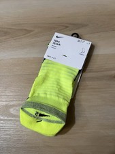 Nike Spark Cushioned No-Show Running Socks MEN 6-7.5 -WMN 7.5-9 High Vis Dri-Fit