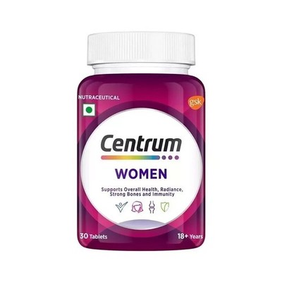 Centrum Women Biotin VitaminC & 21 vital Nutrients Strong Bones & Immunity 30tab