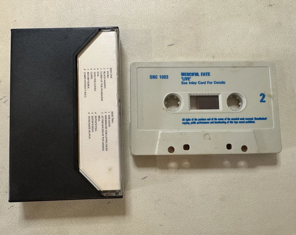Mercyful Fate - Live From The Depths Of Hell  (Cass, P/Unofficial) 1984  SNC 100 - Image 2 of 2