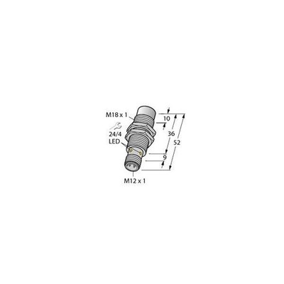 Turck Sensor NI15UEM18WDAP6XH1141 Induktiv 1634818 Sensor
