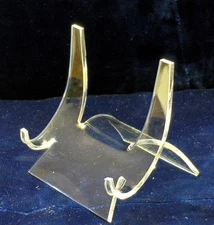 3-7/8 " LARGE  ACRYLIC EASEL DISPLAY STAND SEA SHELL DECOR REEF CORAL