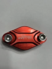 ATV PARKING BRAKE BLOCK OFF PLATE HONDA SUZUKI KAWASAKI YAMAHA RED