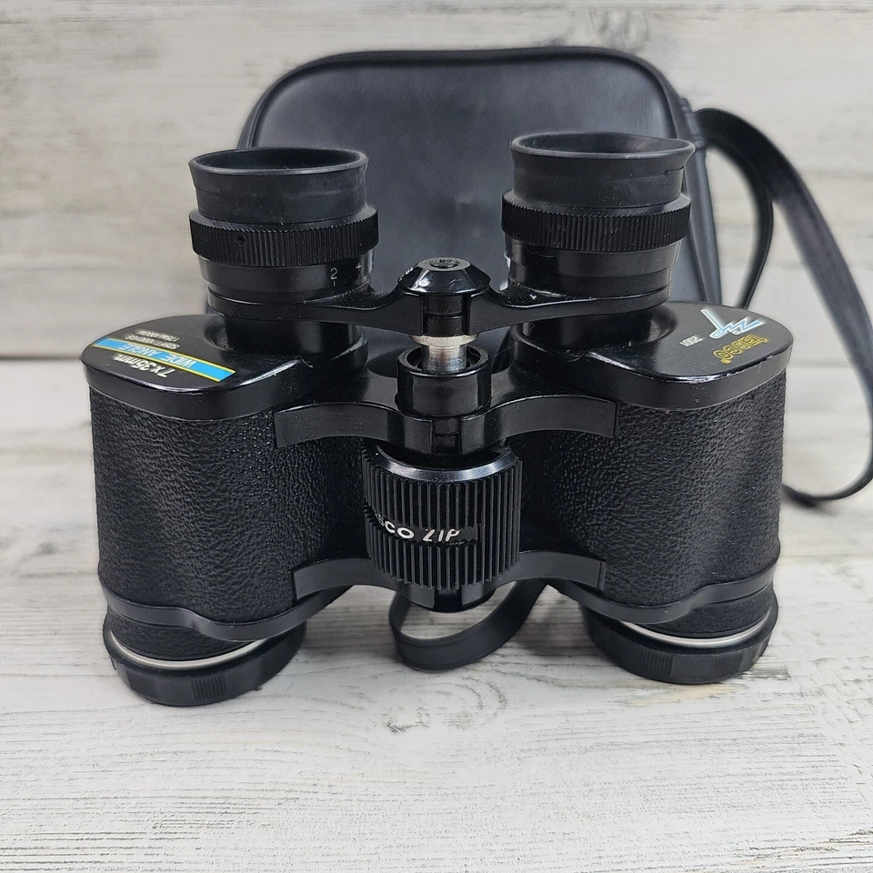Tasco Wide Angle and Rubber 2001 7x35MM Binoculars w/ Lens Caps and Strap - Image 3 of 4