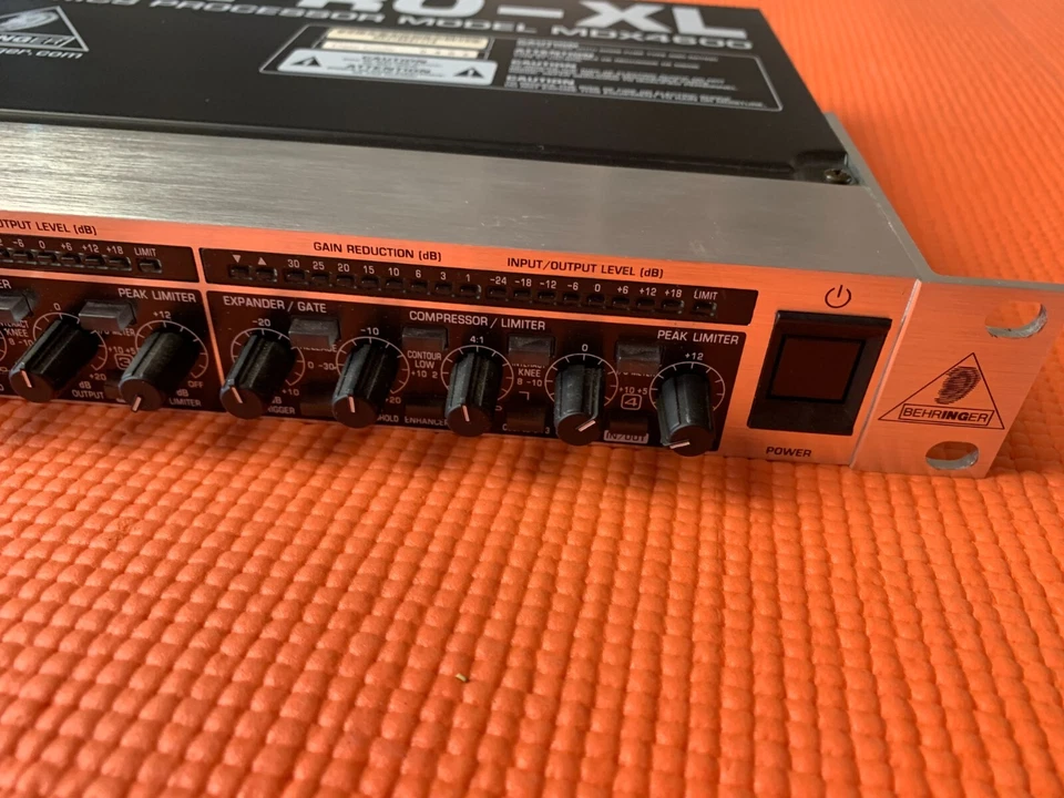 Behringer Multicom Pro-XL MDX4600 Dynamic Compressor Limiter Gate 1U - MiE - Image 3 of 4