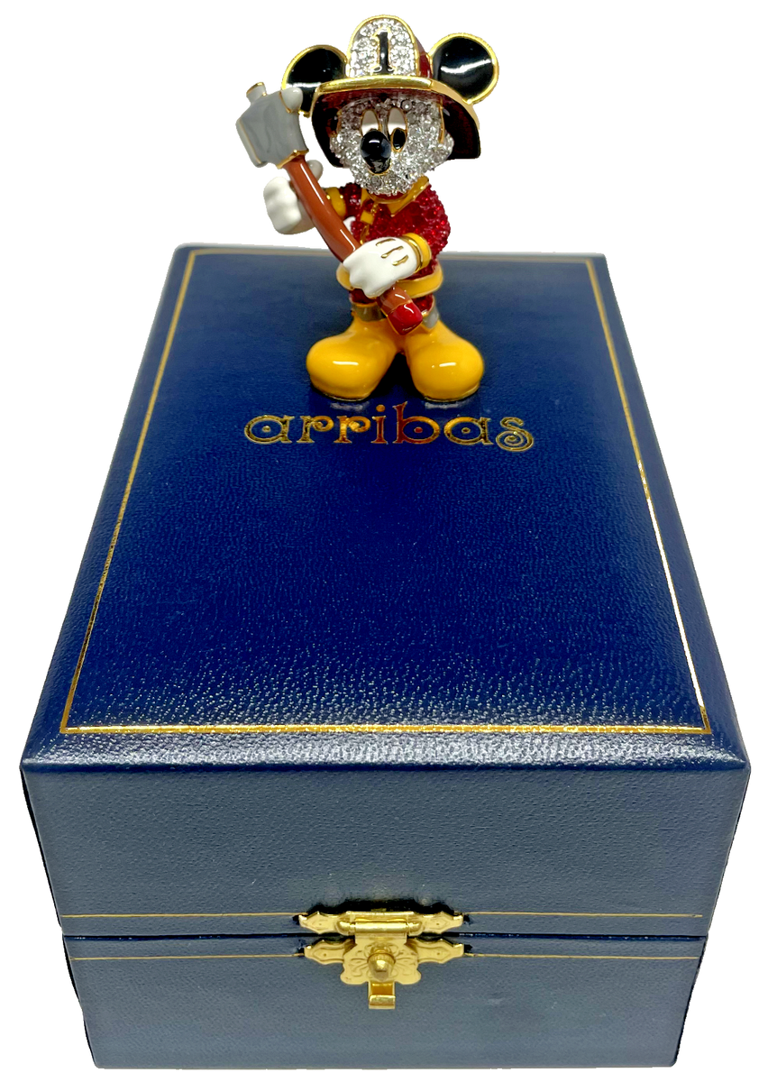 Disney Parks Arribas Brothers Fireman Mickey Swarovski® Crystal