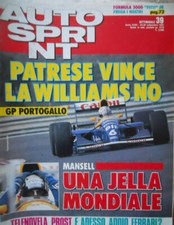 Autosprint 39 1991 GP Portogallo: Patrese vince la Williams no, Mansell fuori