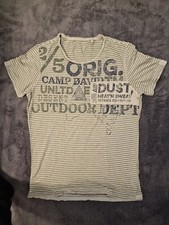 Camp David Shirt...hellgrün gestreift...Topzustand...Grösse M