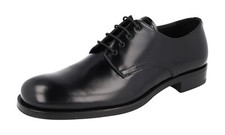 PRADA Welt Sewn Derby Dress Shoes - Model 2EB193 - Black - NEW -  US 10 EU 43