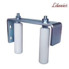 Fully Adjustable Guide Plate with 150mm Long Nylon Rollers | Gate Width 120mm