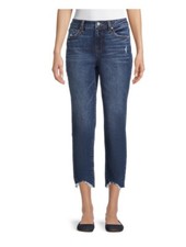 TIME and TRU Cropped Jeans Size 18 Womens Boyfriend Distressed Cut Off Bottoms