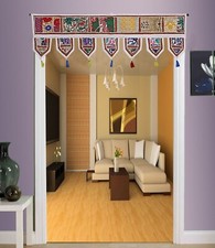 Toran Door Valance Hanging Bandhanwar Wall Hanging Designer Embroidered Handmade