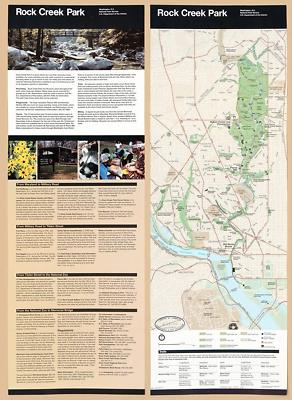 18'' x 24'' 1999 Map Of Rock Creek Park Washington District Of Columbia