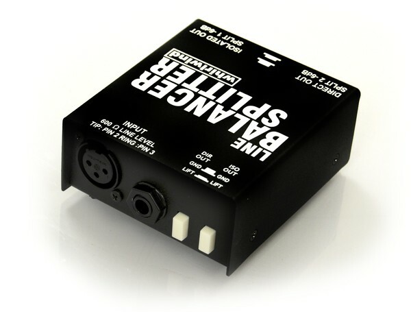 Whirlwind LBS XLR Audio Line Balancer Splitter Interface Noise