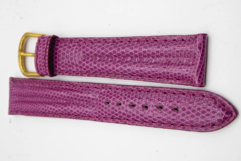 Correa de cuero Christophe Claire Geneve Lezard 21 mm Foto 3 de 4