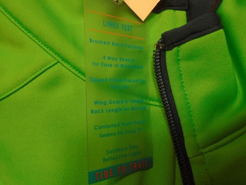 Southern Tide T3 Links Performance Fabric Vest NWT Small $125 Kelly Green - Picture 11 of 11