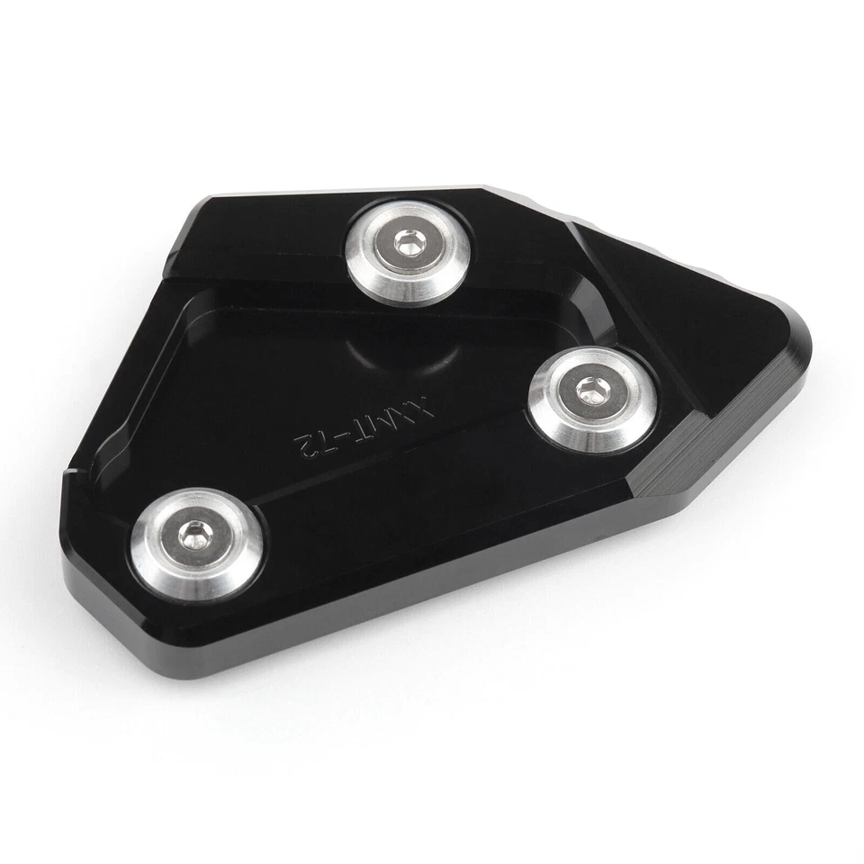 Side Pad Kickstand Stand Extension Plate For Suzuki GSXR 1000 K9 09-10 Black Foto 3 de 4