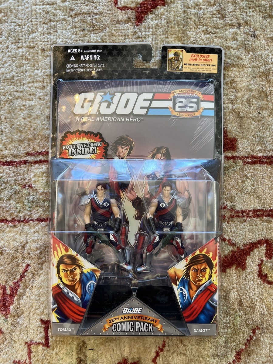 Hasbro - G.I. Joe 25th Anniversary Comic 2-Packs Tomax & Xamot