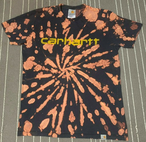 Carhartt Tie Dye Hand Bleach Custom T 