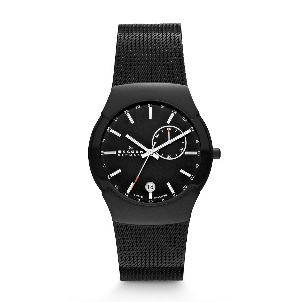Skagen Black Metal Watch Watch Skagen Black in Steel - 29752745 main image 4