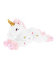 Keeleco White Unicorn Kids Soft Toy 35cm Eco Friendly 100% Recycled 0+ Months