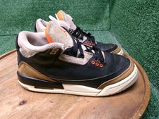 Nike Air Jordan 3 Retro Boys Size 5Y Black Brown Shoes Sneakers DM0967-008