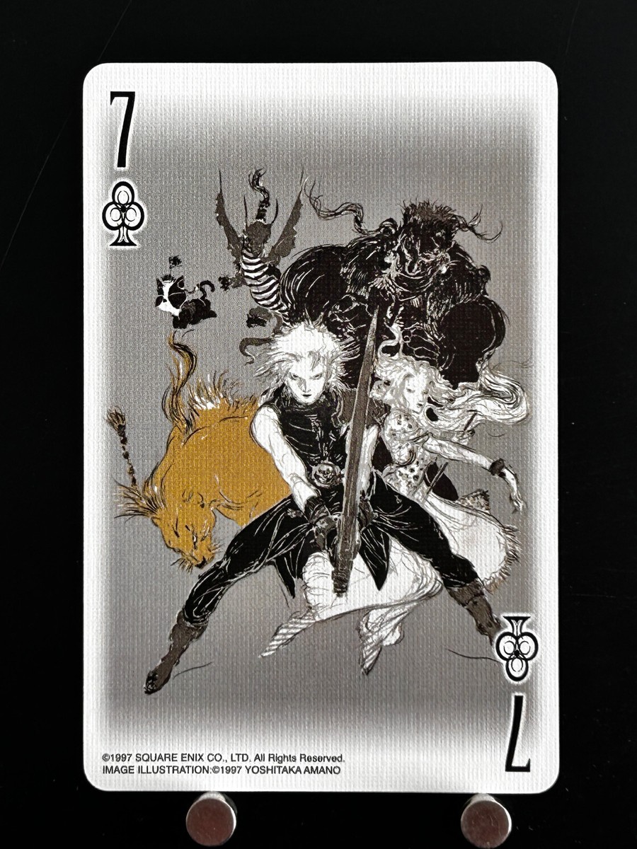 Final Fantasy Card 25th Anibersary Playing Cards Yoshitaka