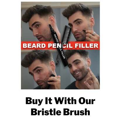 Barber Bear Pencil filler for men,water proof long lasting beard pen color beard
