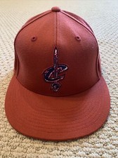 Adidas Cleveland Cavs 210 Fitted by Flex Fit Hat Cap Size 6 7/8 - 7 1/4